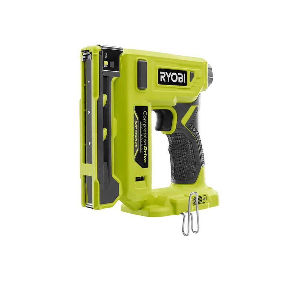 RYOBI ONE+ 18V Compression Drive Cordless 3/8 in. Crown Stapler - 351
